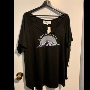 Hiatus Graphic Knit Tee